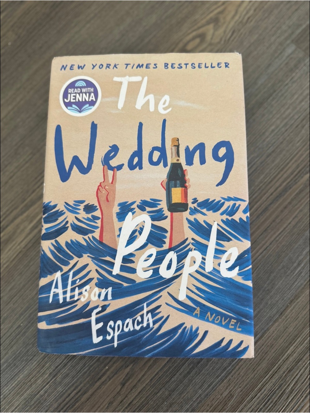 The Wedding People — Beige & Blue hardback Novel